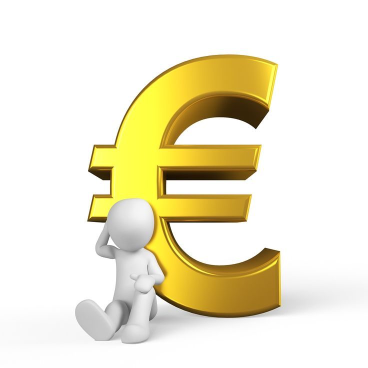 Nuestros Precios y stock de juegos de construcción MOC lego Muñeco sentado junto a símbolo del Euro en color amarillo metálico
